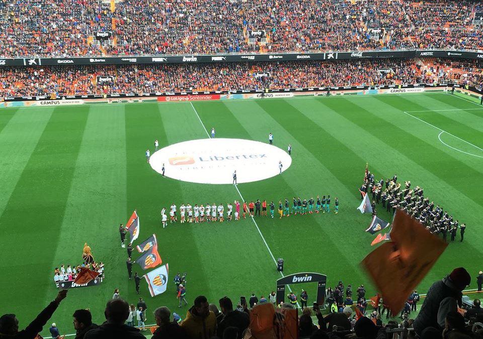 Mestalla. Valencia vs Barcelona