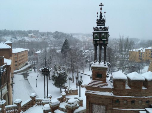 Temporales de frío y nieve en Teruel