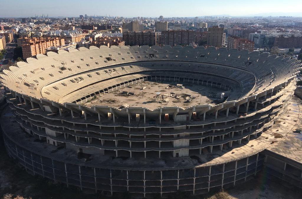 Estado de las obras del Nuevo Mestalla